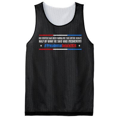 Sniffer Has Been Rambling This Entire Debate Mesh Reversible Basketball Jersey Tank