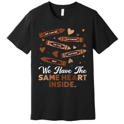 Same Heart Black History Month Juneteenth African Pride Premium T-Shirt