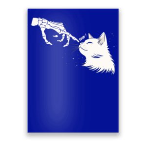 Skeleton Hands Boop A Happy Cat Great Gift Poster