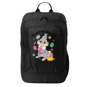 So Hopping Boujee Bunny Easter City Backpack