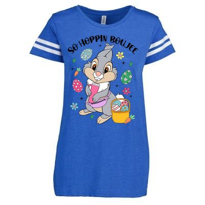 So Hopping Boujee Bunny Easter Enza Ladies Jersey Football T-Shirt