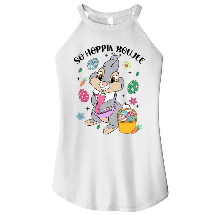 So Hopping Boujee Bunny Easter Women’s Perfect Tri Rocker Tank