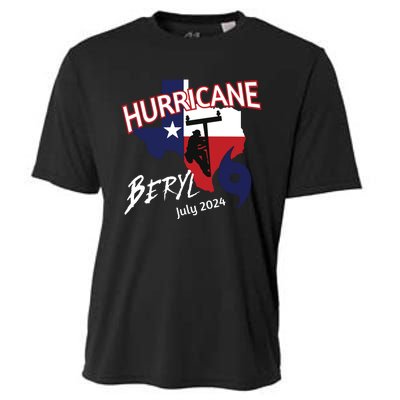 Storm Hurricane Beryl Texas Hurricane Hurricane 2024 Journeyman Linem Cooling Performance Crew T-Shirt