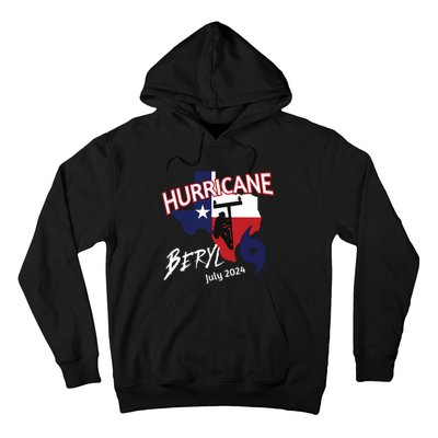 Storm Hurricane Beryl Texas Hurricane Hurricane 2024 Journeyman Linem Hoodie