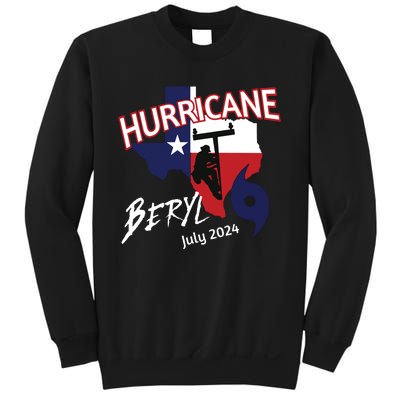 Storm Hurricane Beryl Texas Hurricane Hurricane 2024 Journeyman Linem Sweatshirt