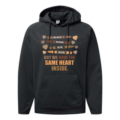 Same Heart Black History Month African American Performance Fleece Hoodie