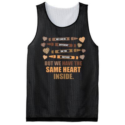 Same Heart Black History Month African American Mesh Reversible Basketball Jersey Tank