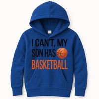 Son Has Basketball Mom Basketball Player Mom Gift Kids Hoodie