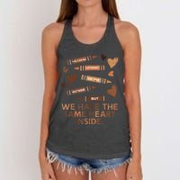 Same Heart Black History Month African American Women's Knotted Racerback Tank