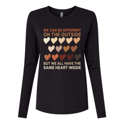 Same Heart Black History Month African American Pride Womens Cotton Relaxed Long Sleeve T-Shirt