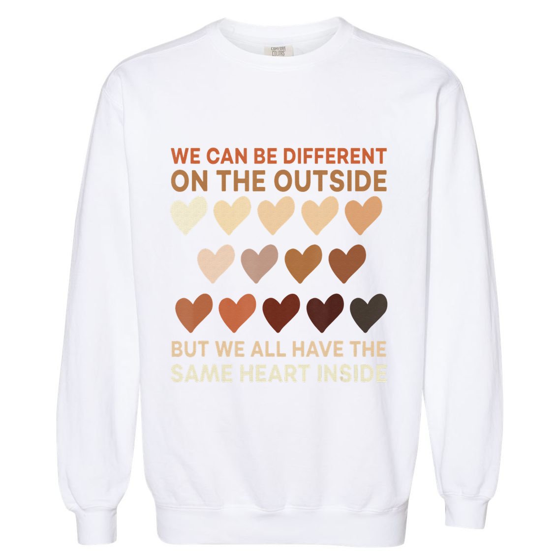 Same Heart Black History Month African American Pride Garment-Dyed Sweatshirt