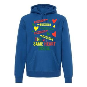 Same Heart Black History Month African American Juneteenth Gift Premium Hoodie