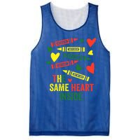 Same Heart Black History Month African American Juneteenth Gift Mesh Reversible Basketball Jersey Tank