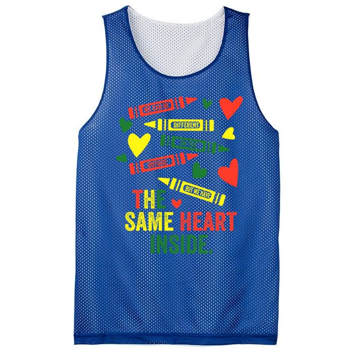 Same Heart Black History Month African American Juneteenth Gift Mesh Reversible Basketball Jersey Tank