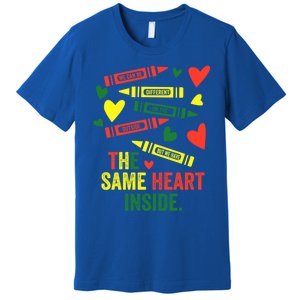 Same Heart Black History Month African American Juneteenth Gift Premium T-Shirt