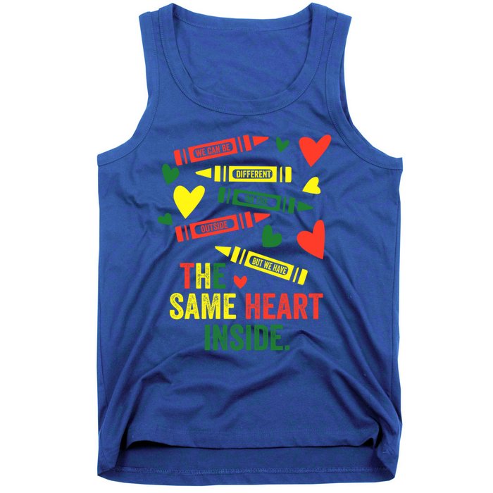 Same Heart Black History Month African American Juneteenth Gift Tank Top