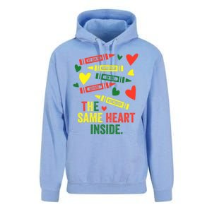 Same Heart Black History Month African American Juneteenth Gift Unisex Surf Hoodie