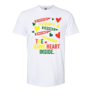 Same Heart Black History Month African American Juneteenth Gift Softstyle CVC T-Shirt