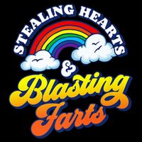 Stealing Hearts Blasting Farts Gift Funny Rainbow Valentines Gift Bucket Hat