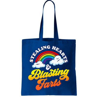 Stealing Hearts Blasting Farts Gift Funny Rainbow Valentines Gift Bag