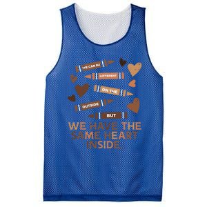 Same Heart Black History Month African American Gift Mesh Reversible Basketball Jersey Tank