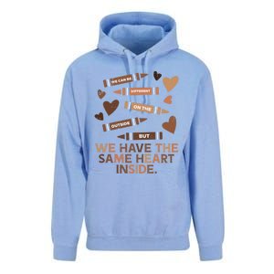 Same Heart Black History Month African American Gift Unisex Surf Hoodie