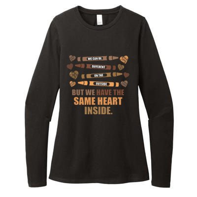 Same Heart Black History Month African American Womens CVC Long Sleeve Shirt