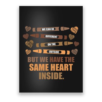 Same Heart Black History Month African American Poster