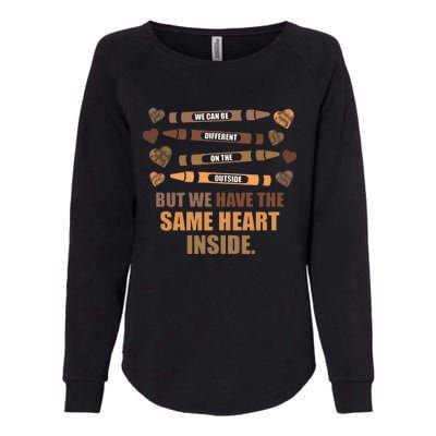 Same Heart Black History Month African American Womens California Wash Sweatshirt