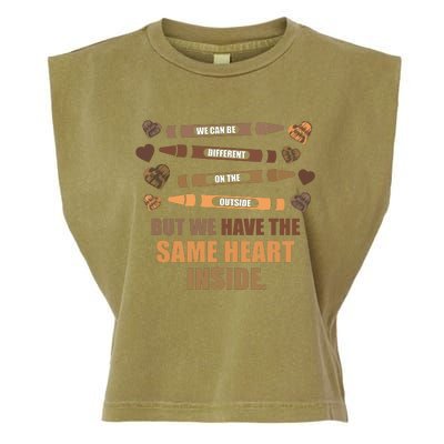 Same Heart Black History Month African American Garment-Dyed Women's Muscle Tee