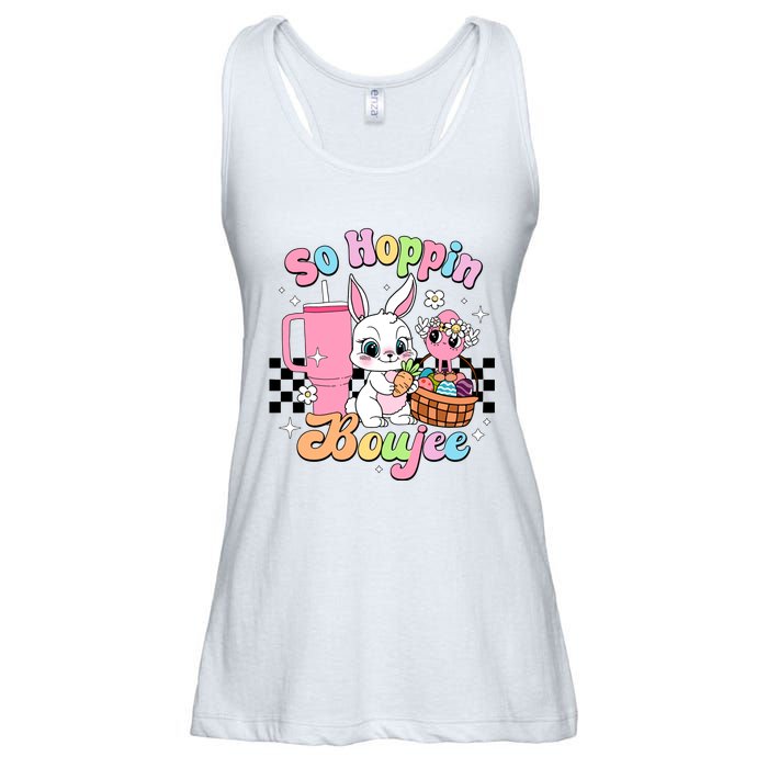 So Hoppin Boujee Cute Bunny Easter Day Easter Egg Ladies Essential Flowy Tank