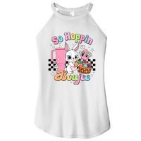 So Hoppin Boujee Cute Bunny Easter Day Easter Egg Women's Perfect Tri Rocker Tank