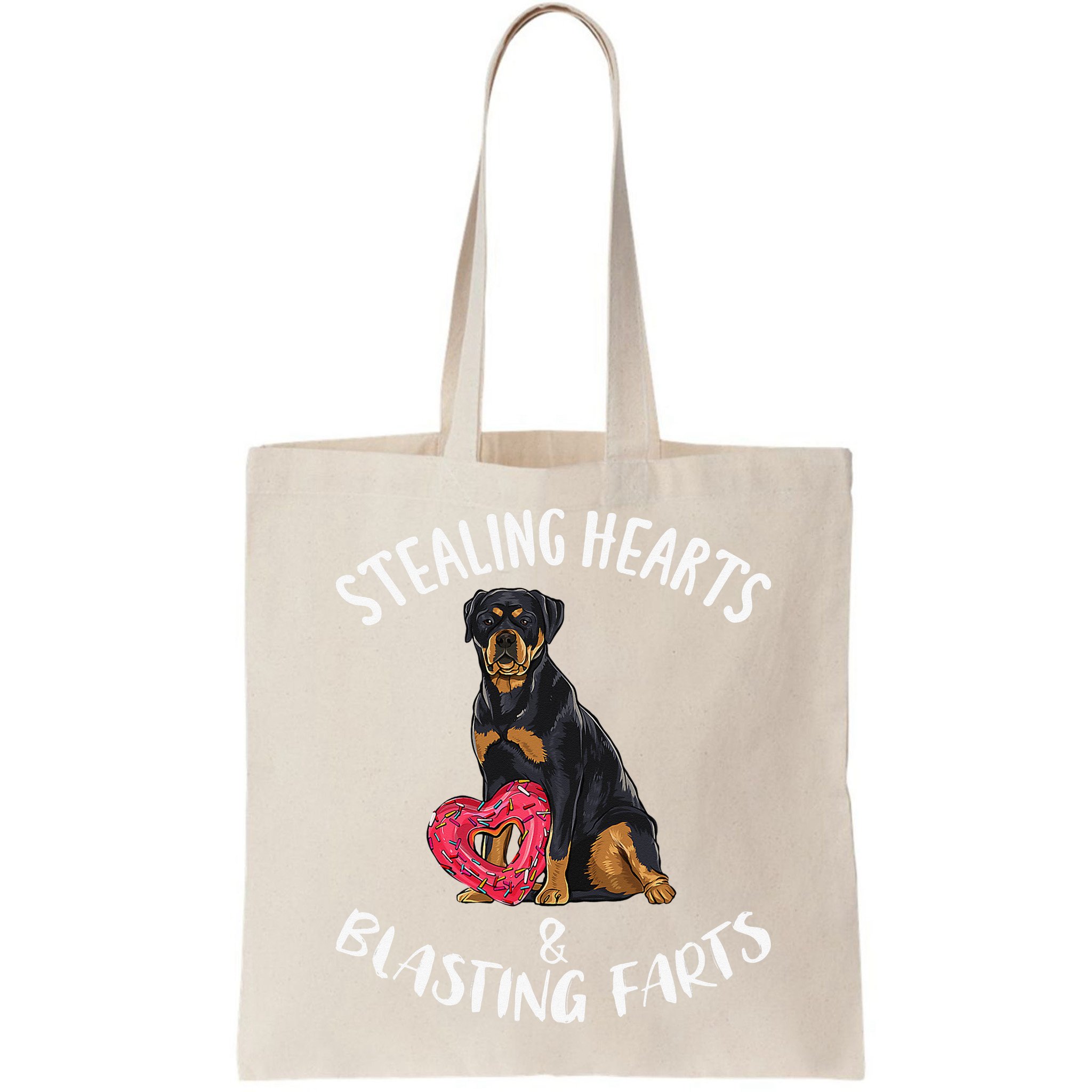 Stealing Hearts Blasting Farts Rottweiler Valentines Day Bag