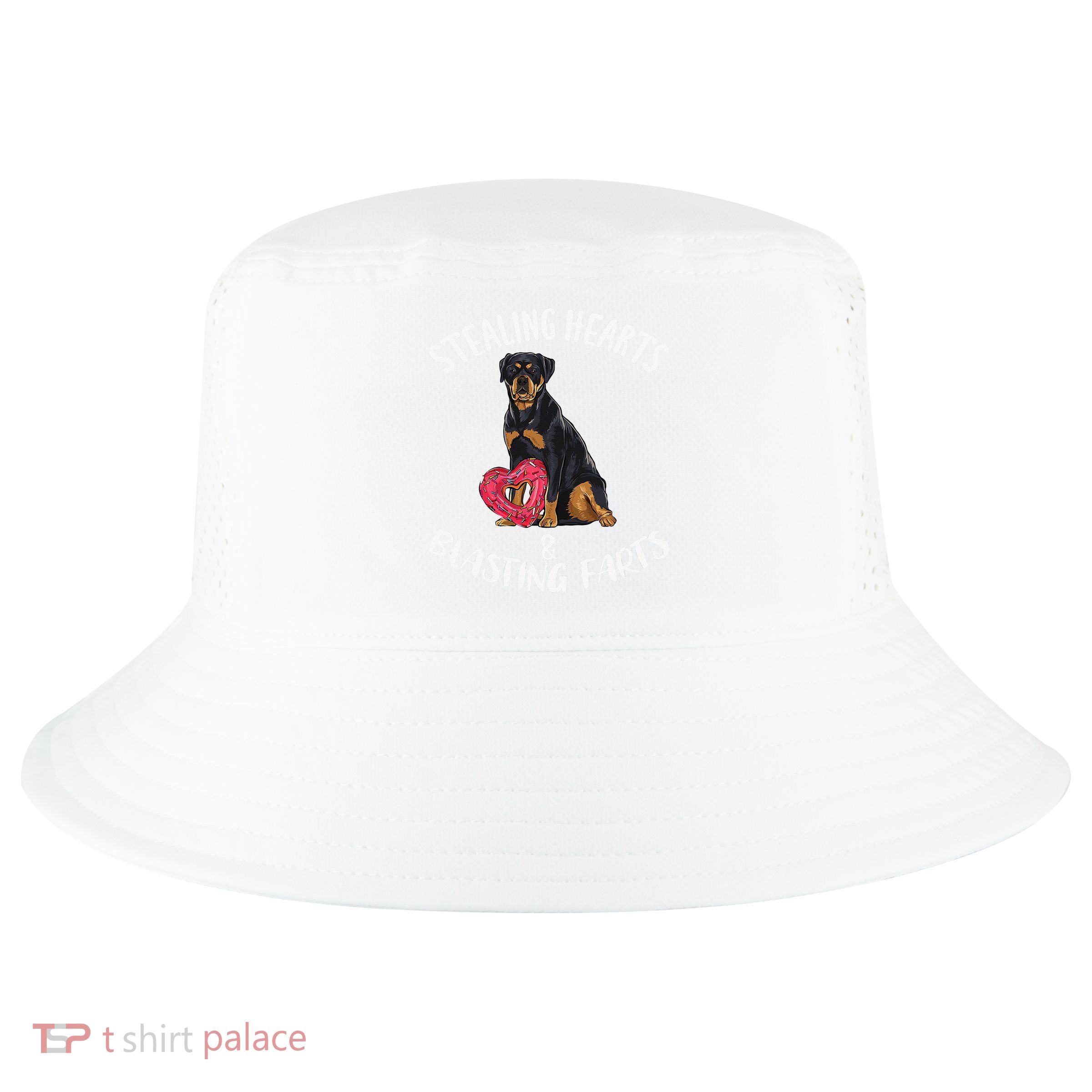 Stealing Hearts Blasting Farts Rottweiler Valentines Day Cool Comfort Performance Bucket Hat
