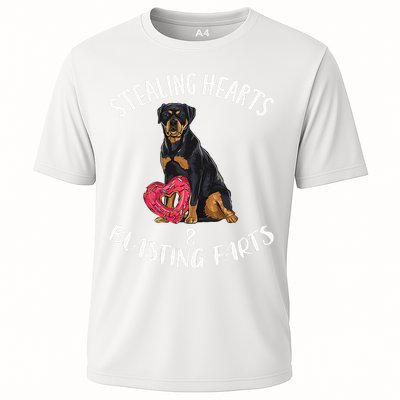 Stealing Hearts Blasting Farts Rottweiler Valentines Day Performance Shirt