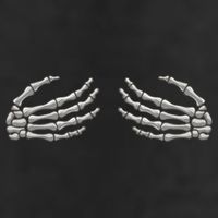 Skeleton Hands Breast Halloween Cool Comfort Performance Bucket Hat