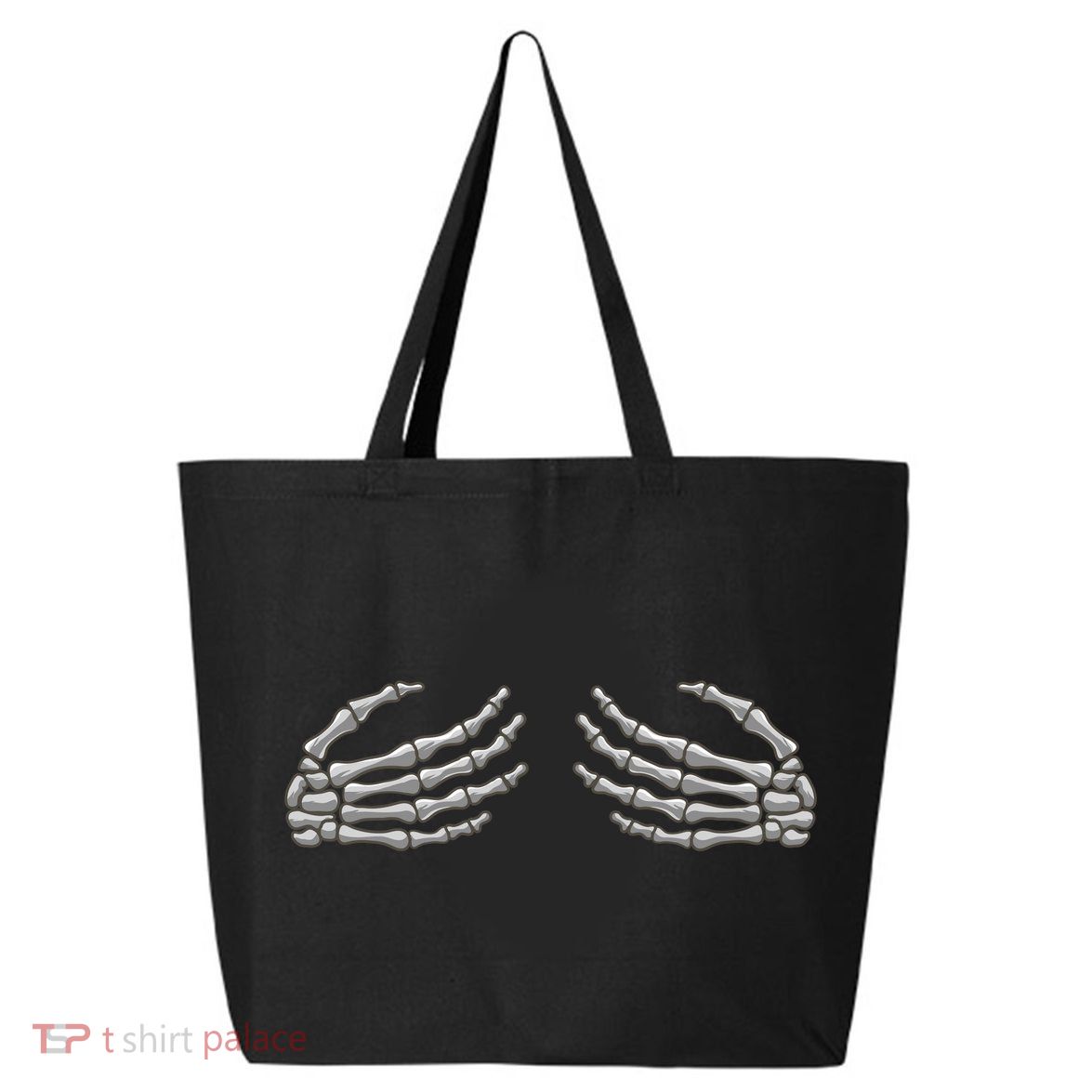 Skeleton Hands Breast Halloween 25L Jumbo Tote