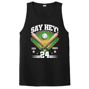 Say Hey Baseball Legend Willie Mays Tribute 1931 2024 PosiCharge Competitor Tank