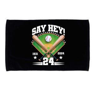 Say Hey Baseball Legend Willie Mays Tribute 1931 2024 Microfiber Hand Towel