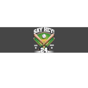 Say Hey Baseball Legend Willie Mays Tribute 1931 2024 Bumper Sticker