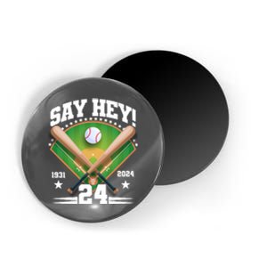 Say Hey Baseball Legend Willie Mays Tribute 1931 2024 Magnet