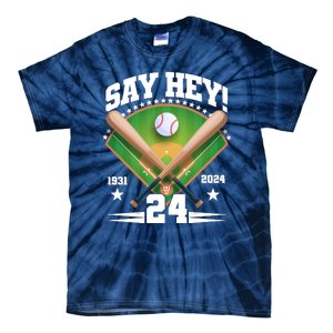 Say Hey Baseball Legend Willie Mays Tribute 1931 2024 Tie-Dye T-Shirt