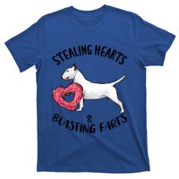 Stealing Hearts Blasting Farts Bull Terrier Valentines Day Gift T-Shirt