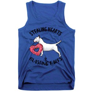 Stealing Hearts Blasting Farts Bull Terrier Valentines Day Gift Tank Top