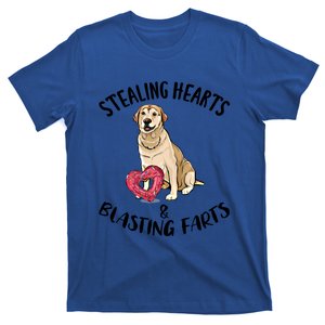 Stealing Hearts Blasting Farts Labrador Retriever Valentines Meaningful Gift T-Shirt