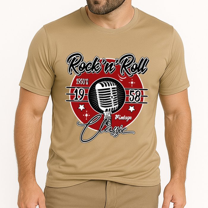 Sock Hop Clothes 50s Greaser Doo Wop Retro Rockabilly 1 Cooling Performance Crew T-Shirt