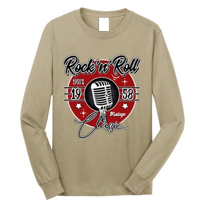 Sock Hop Clothes 50s Greaser Doo Wop Retro Rockabilly 1 Long Sleeve Shirt