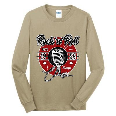Sock Hop Clothes 50s Greaser Doo Wop Retro Rockabilly 1 Tall Long Sleeve T-Shirt