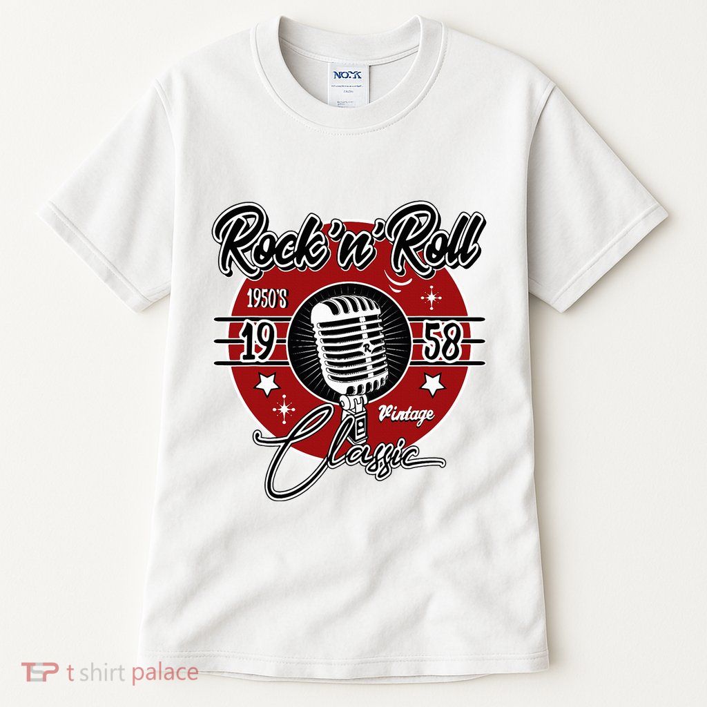 Sock Hop Clothes 50s Greaser Doo Wop Retro Rockabilly 1 Tall T-Shirt