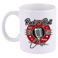 Sock Hop Clothes 50s Greaser Doo Wop Retro Rockabilly 1 11oz C Handle Ceramic Mug